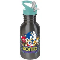 Trinkflasche 500ml Edelstahl  -  Sport Sonic Retro