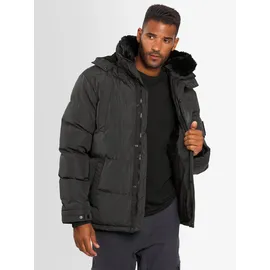 Alessandro Salvarini "ASEzkimo", Herren, Gr. L, grau (dunkelgrau), Obermaterial: 100% Polyester. Innenseite: 100% Polyester. Futter: 100% Polyester. Fellimitat: 100% Polyester, Jacken Winterjacke, mit warmen Teddyfell