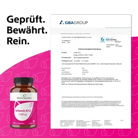 r(h)ein nutrition & health gmbh Vitamin B12 Activ 1000 μg hochdosiert+vegan Kapseln