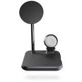 Zen Zens 4-in-1 Magnetic + Watch Wireless Charger Schwarz