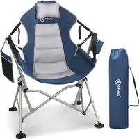 HOMECALL Campingstuhl Stühleschaukelstuhl Faltbare Hängestuhl (Biz 180 KG, mit