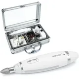 prorelax Maniküre- Pediküre-Set DELUXE | Für Damen und Herren | Professionelle Hand- und Fußpflege für Zuhause und unterwegs | 15 hochwertige Aufsätze aus chirurgischem Stahl | Mit LED-Licht