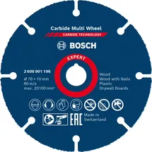 Bosch Trennscheibe Multi Wheel 76 mm 10 mm 1 St.
