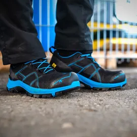 Haix Sicherheitsschuh BE Safety 40.1 low Gr.9 (43) schwarz/bl. S3 HRO HI CI WR SRC - Schwarz - 43