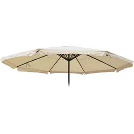 MCW Ersatz-Bezug für Sonnenschirm Carpi Pro Ø 5 m Polyester Weiß