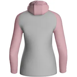 Jako Damen Kapuzenjacke Iconic Soft grey/dusky pink/anthra Light 36