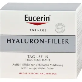 Eucerin Hyaluron-Filler Tagespflege Creme für trockene Haut LSF 15 50 ml