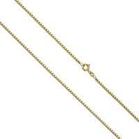 VIVANCE Collierkettchen »333 Gold Veneziakette 8-kantig«, Halsschmuck, 42439842-0 gelb