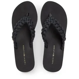 Tommy Hilfiger Th Wedge Braided Summer Sandal Black 38