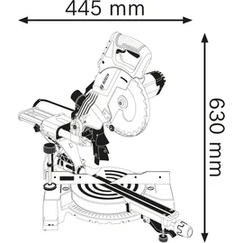 Bosch GCM 80 SJ Professional inkl. Sägeblatt 2 St.