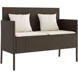 vidaXL Gartenbank 61 x 58 x 87 cm Braun