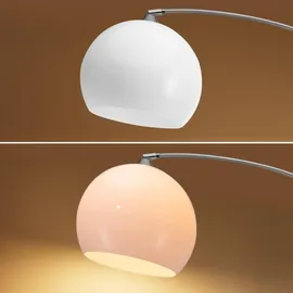 monzana Bogenlampe 190-210cm Weiß