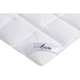 OBB Daunenbettdecke OBB "Edition 125 Jahre, Bettdecken für Sommer und Winter, Ganzjahresdecke", weiß, B:240cm L:220cm, Bezug: 100% Baumwolle. Füllung: 90% Daunen, 10% Federn, Bettdecken, Bettdecke 135x200 cm, 155x220 cm & weitere Größen, Made in Germany