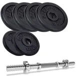 ScSPORTS® Hantelset - 15 kg, Verstellbar, Kurzhantelstange, Hantelscheiben 30/31 mm, Gusseisen - Hantel, Kurzhanteln, Hanteln Set, Kurzhantel, Gewichte, Kurzhantelset, Home Gym