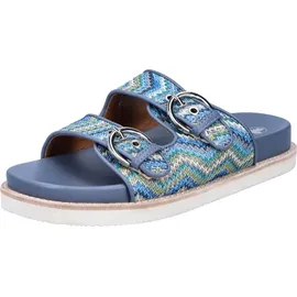 Rieker Klassische Pantoletten Damen 31393933353030 Blau 40 EU - Blau - 40