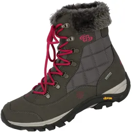 Brütting Himalaya Damen Schneestiefel, Anthrazit/ Pink, 39