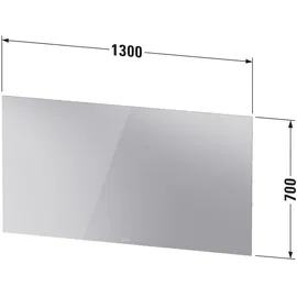 Duravit Licht & Spiegel Badspiegel "Good" - Version mit LED-Indirektlicht umlaufend 130 x 70 cm