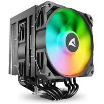 Sharkoon A60 RGB Dual-Tower-Luftkühler 260W TDP schwarz