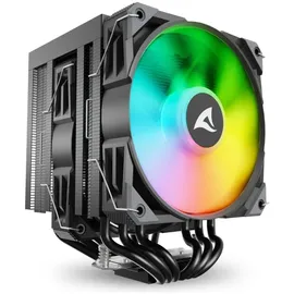 Sharkoon A60 RGB Dual-Tower-Luftkühler 260W TDP schwarz