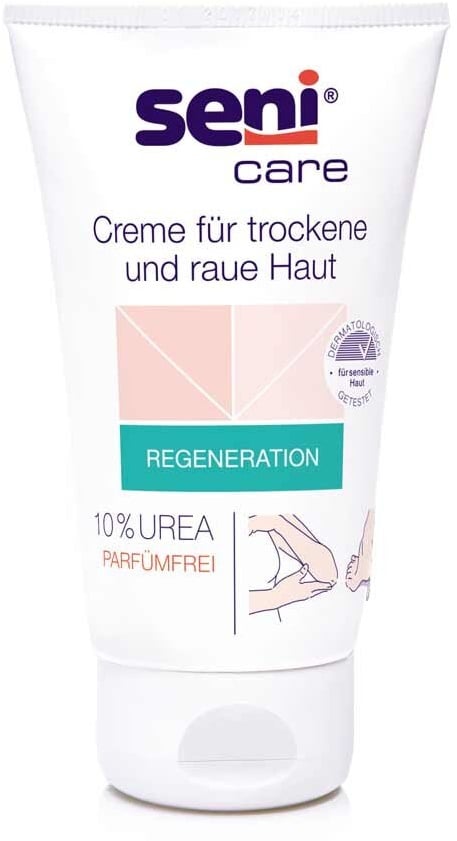 Seni Care Creme für trockene und raue Haut mit 10% Urea, 100 ml