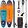 AQUALUST 10.6 iSUP Board 320 x 0 x 0 cm orange