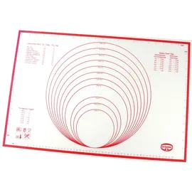 Dr. Oetker Küchenhelfer Backmatte aus Silikon-Glas-Gewebe, weiß,
