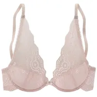 LASCANA Triangel-BH mit Schmuckdetails Beige/Rosa 70D