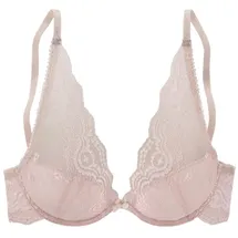 LASCANA Triangel-BH mit Schmuckdetails Beige/Rosa 70D