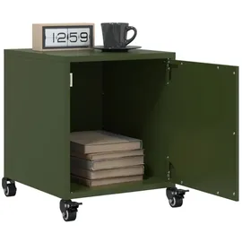 vidaXL Nachtschrank 2 Stk. 36 x 39 x 43,5 cm Olivgrün