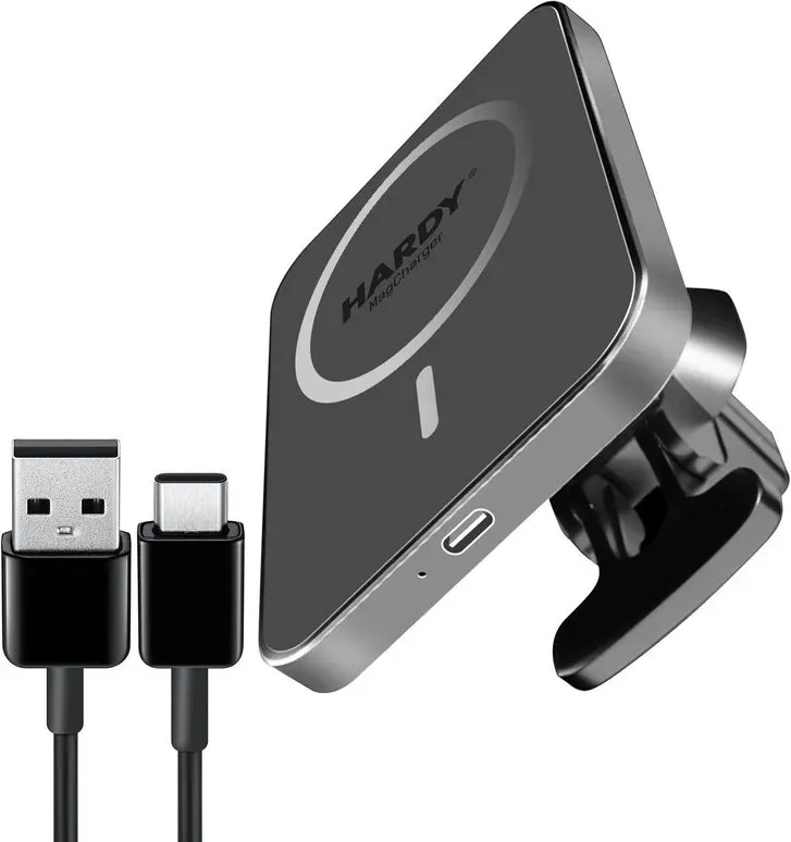 3mk Hardy MagCharger iPhone Autohalterung mit MagSafe - Schwarz