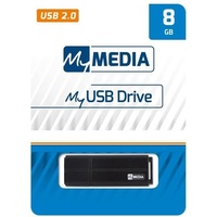 MyMedia MyUSB 8GB USB-Stick 8 GB USB 2.0 Drive 8GB Schwarz 69260