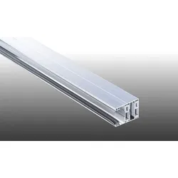 Aluprofil Thermosystem für 25 mm Stegplatten - 3500 mm Randprofil inkl. Lippendichtung – Klemmprofil für Holz- und Metallkonstruktionen