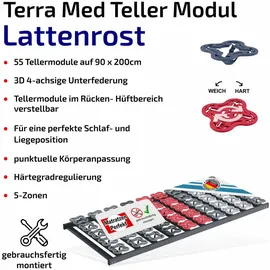 Matratzen Perfekt Tellerlattenrost T Flex starr 90 x 200 cm