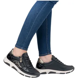 remonte Sneaker Damen Schwarz/Gold 37
