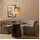 Woood Sitzbank Europa Webstoff Beige 131 x 85 x 131 cm