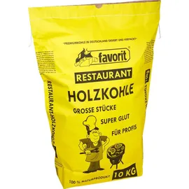 Favorit Grillkohle 10 kg braun