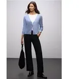 Street One Kuscheliger V-Neck Cardigan - Blau