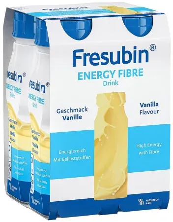 Fresubin Energy Fiber Drink Vanille Flakon 4x200ml