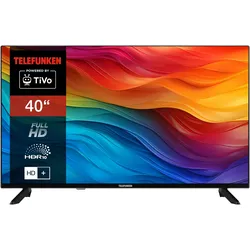 Telefunken D40F751X7CW 40 Zoll Fernseher Smart TV (Full HD, HDR, Triple-Tuner, 6 Monate HD+ inkl.)