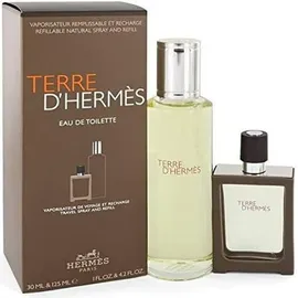 Hermès Terre d'Hermès Eau de Toilette 30 ml + Eau de Toilette Refill 125 ml Geschenkset