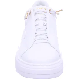Marco Tozzi Sneaker flach mit Schnürsenkeln Elegant, Weiß | Gr.: 38