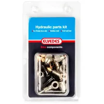 Elvedes Hydrauliksatz M8 + Banjo für Shimano M666/m675/m785/m985 Silver