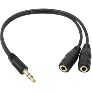 TRIXES 3,5mm Audio-Splitterkabel – 2-Wege Kopfhöreranschluss