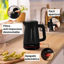 Bosch MyMoment TWK3M123 1,7 l Schwarz