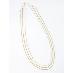Lady Ketten-Set Lady vergoldet 60