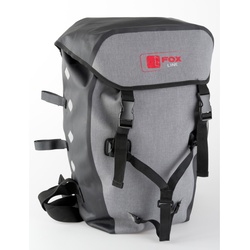 Fox Line Rucksack wasserdicht schwarz/grau
