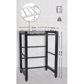 deluke Waschmaschinengestell KAMED Untergestell 105 x 75 x 62 cm