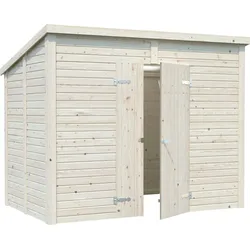 Gerätehaus PALMAKO "Leif", beige (natur), Holz, Gerätehäuser, natur