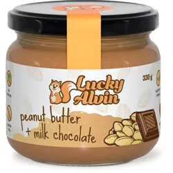 Lucky Alvin Peanut Butter + Milk Chocolate Nussaufstrich 330 g