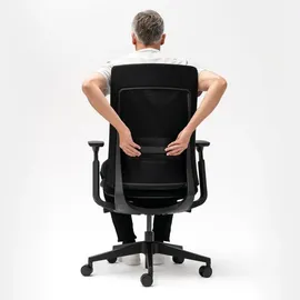 Yaasa Chair Essential Stoff Schwarz
